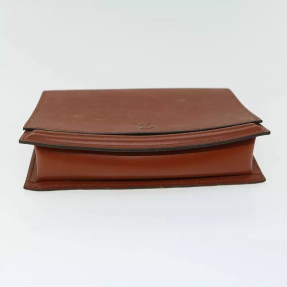 LOUIS VUITTON Epi Tilsitt Pouch Brown M52603 LV Auth ep3395 - Picture 12 of 16